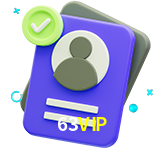 Tornar-se um membro do 63VIP é muito simples